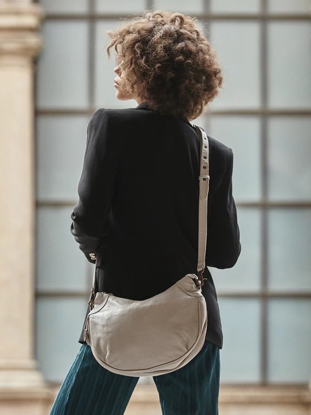Wanderers - The Santorini Grande Crossbody - Slate